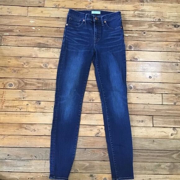 MADEWELL high rise skinny 9 » in 26 tall - Picture 4 of 14